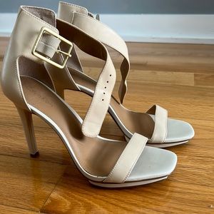 Calvin Klein nude sandals